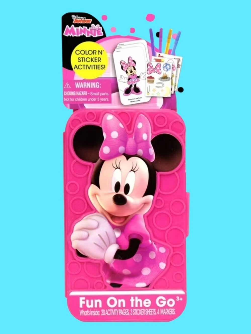 Minnie Mouse Fun On The Go Activity Kit New. Coloring Stickers